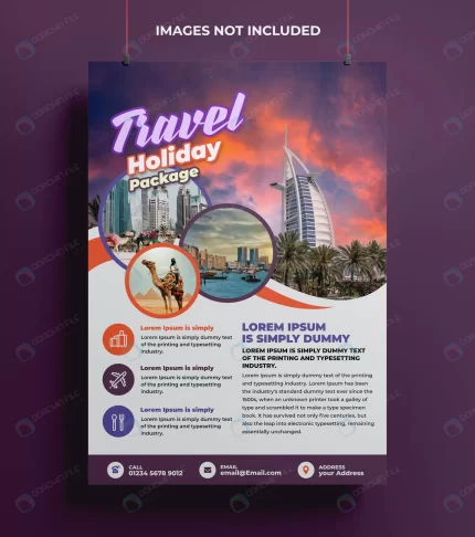 holiday travel flyer design rnd494 frp25515218 - title:graphic home - اورچین فایل - format: - sku: - keywords: p_id:353984