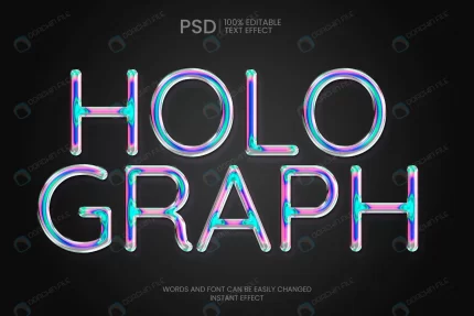holographic text effect crcc0f2f488 size18.89mb - title:graphic home - اورچین فایل - format: - sku: - keywords: p_id:353984