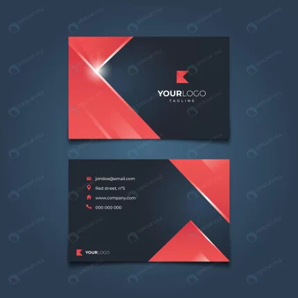 horizontal double sided business card template crc75cf265f size0.65mb - title:graphic home - اورچین فایل - format: - sku: - keywords: p_id:353984