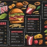 horizontal menu template with burger fries crc8bde576b size13.73mb - title:Home - اورچین فایل - format: - sku: - keywords:وکتور,موکاپ,افکت متنی,پروژه افترافکت p_id:63922