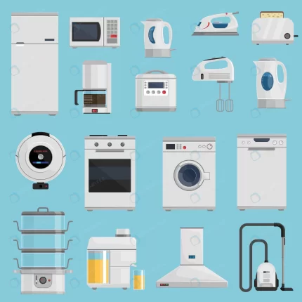 household appliances icons set crca85e2a51 size1.03mb - title:graphic home - اورچین فایل - format: - sku: - keywords: p_id:353984