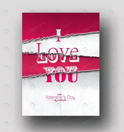 i love you flyer poster cover design a4 size temp crc7a6a344a size9.42mb - title:graphic home - اورچین فایل - format: - sku: - keywords: p_id:353984
