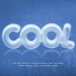 - ice cool 3d text style effect - Home