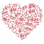illustration drawn musical signs shape heart love rnd832 frp22806563 1 - title:Home - اورچین فایل - format: - sku: - keywords:وکتور,موکاپ,افکت متنی,پروژه افترافکت p_id:63922