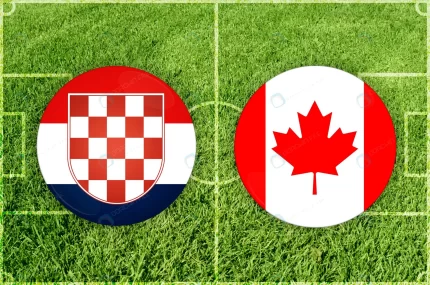 illustration football match croatia vs canada rnd931 frp30953422 - title:graphic home - اورچین فایل - format: - sku: - keywords: p_id:353984