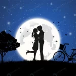 - illustration love valentine s day with lover kiss crc8aa62409 size5.69mb - Home