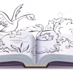 illustration open book fairy tale ugly duckling crc36f25838 size2.97mb - title:Home - اورچین فایل - format: - sku: - keywords:وکتور,موکاپ,افکت متنی,پروژه افترافکت p_id:63922