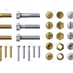 illustration steel brass bolts nails screws white crc6f8ce896 size3.12mb - title:Home - اورچین فایل - format: - sku: - keywords:وکتور,موکاپ,افکت متنی,پروژه افترافکت p_id:63922