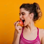 - indoor photo blissful woman eating apple crcf57aba24 size13.7mb 6720x4480 1 - Home