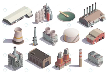 industrial buildings isometric icons set with iso crccc07a8b6 size5.72mb - title:graphic home - اورچین فایل - format: - sku: - keywords: p_id:353984