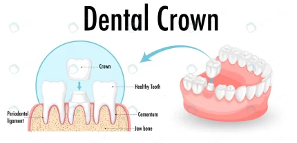 infographic human dental crown crc576f4662 size3.02mb - title:graphic home - اورچین فایل - format: - sku: - keywords: p_id:353984