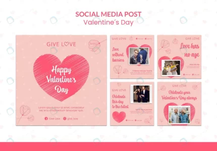 instagram posts collection valentine s day with p crc2397f146 size45.22mb 3 1 1 - title:graphic home - اورچین فایل - format: - sku: - keywords: p_id:353984