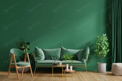 interior green wall with green sofa green armchai crc4e9e8fd9 size5.44mb 4500x3000 - title:graphic home - اورچین فایل - format: - sku: - keywords: p_id:353984