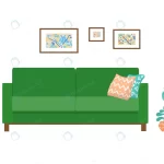 interior with green sofa vector flat illustration crc9ddd5911 size1.40mb - title:Home - اورچین فایل - format: - sku: - keywords:وکتور,موکاپ,افکت متنی,پروژه افترافکت p_id:63922