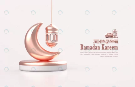 islamic ramadan greeting card with 3d crescent mo crcec1787d2 size17.61mb 1 - title:graphic home - اورچین فایل - format: - sku: - keywords: p_id:353984
