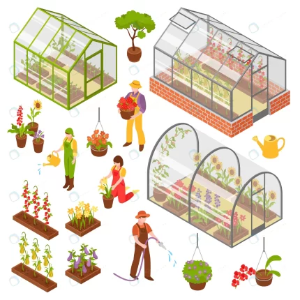 isometric 3d greenhouse icon set crcc844c417 size5.53mb - title:graphic home - اورچین فایل - format: - sku: - keywords: p_id:353984