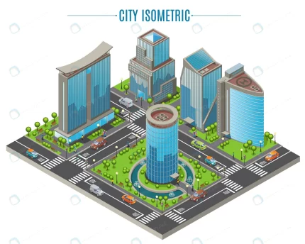 isometric business city concept crc5645005b size5.82mb - title:graphic home - اورچین فایل - format: - sku: - keywords: p_id:353984