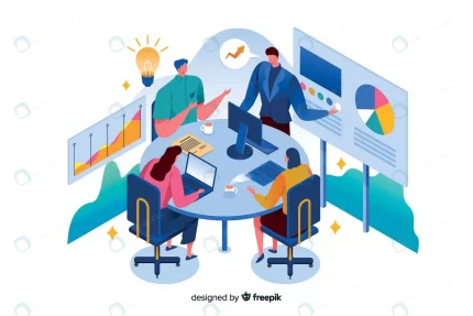isometric business people meeting crc0cf2307a size0.80mb - title:graphic home - اورچین فایل - format: - sku: - keywords: p_id:353984