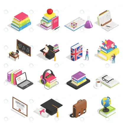 isometric college education accesories set crcbd1c5b80 size3.41mb - title:graphic home - اورچین فایل - format: - sku: - keywords: p_id:353984