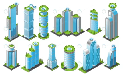isometric futuristic skyscrapers icon set with di crc9d5aa3c9 size6.31mb - title:graphic home - اورچین فایل - format: - sku: - keywords: p_id:353984