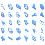 - isometric icons isolated 3d vector signs set crc7664b068 size3.13mb - Home