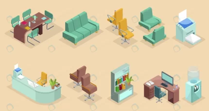isometric office interior elements set with chair crc7a5e2dec size2.92mb 1 - title:graphic home - اورچین فایل - format: - sku: - keywords: p_id:353984