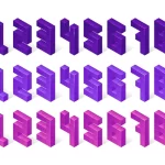 isometric purple numbers made 3d cubes crcc97d0f37 size2.68mb - title:Home - اورچین فایل - format: - sku: - keywords:وکتور,موکاپ,افکت متنی,پروژه افترافکت p_id:63922