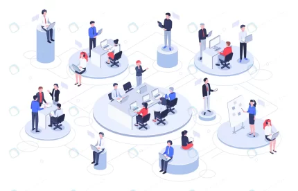 isometric virtual office business people working crc2e39dd32 size2.35mb - title:graphic home - اورچین فایل - format: - sku: - keywords: p_id:353984