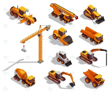 isometric yellow construction machinery collectio crc982c972a size5.88mb - title:graphic home - اورچین فایل - format: - sku: - keywords: p_id:353984