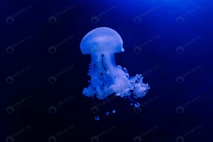 jellyfish blue background from aquarium prague rnd439 frp19869884 - title:graphic home - اورچین فایل - format: - sku: - keywords: p_id:353984