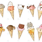 - kawai ice cream frozen gelato waffle cone with fu crc0ed98f4e size3.63mb - Home