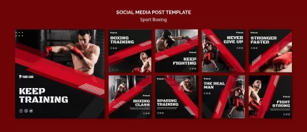 keep training boxing social media post - title:graphic home - اورچین فایل - format: - sku: - keywords: p_id:353984