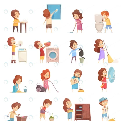 kids cleaning cartoon icons set crcb163b1f3 size1.16mb 1 - title:graphic home - اورچین فایل - format: - sku: - keywords: p_id:353984