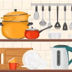kitchen composition with front view equipment coo crc45847720 size2.46mb - title:Home - اورچین فایل - format: - sku: - keywords:وکتور,موکاپ,افکت متنی,پروژه افترافکت p_id:63922