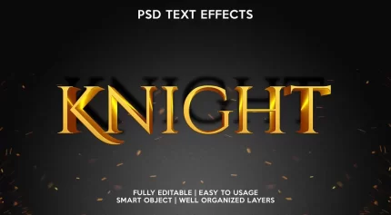knight text effect template - title:graphic home - اورچین فایل - format: - sku: - keywords: p_id:353984