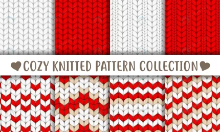 knitted pattern collection red white beige rnd422 frp5572153 - title:graphic home - اورچین فایل - format: - sku: - keywords: p_id:353984