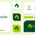 koala logo design business card rnd543 frp27143464 - title:Home - اورچین فایل - format: - sku: - keywords:وکتور,موکاپ,افکت متنی,پروژه افترافکت p_id:63922