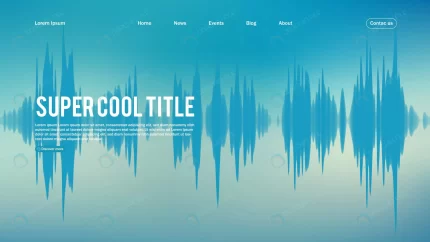 landing page abstract design with sound wave temp crc54b67f3f size6.41mb 2 1 - title:graphic home - اورچین فایل - format: - sku: - keywords: p_id:353984