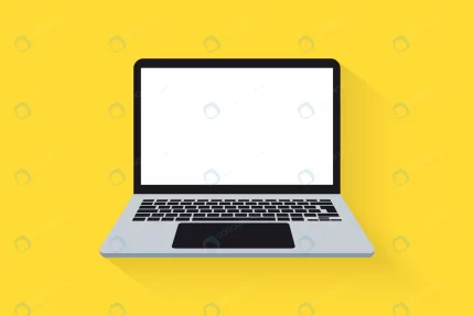 laptop front view vector laptop flat illustration rnd438 frp17743521 - title:graphic home - اورچین فایل - format: - sku: - keywords: p_id:353984