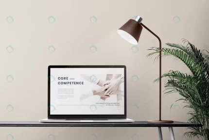 laptop screen mockup psd desk minimal home office crc494899cc size124.56mb - title:graphic home - اورچین فایل - format: - sku: - keywords: p_id:353984