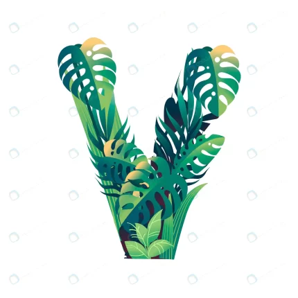 leaf letter v with diffirent types green leaves f crce65a91a6 size3.50mb 1 - title:graphic home - اورچین فایل - format: - sku: - keywords: p_id:353984