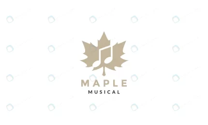 leaf maple with music logo vector symbol icon desi rnd868 frp23939294 1 - title:graphic home - اورچین فایل - format: - sku: - keywords: p_id:353984
