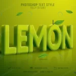 lemon fruit 3d text style effect template premium crc06000433 size44.34mb - title:Home - اورچین فایل - format: - sku: - keywords:وکتور,موکاپ,افکت متنی,پروژه افترافکت p_id:63922