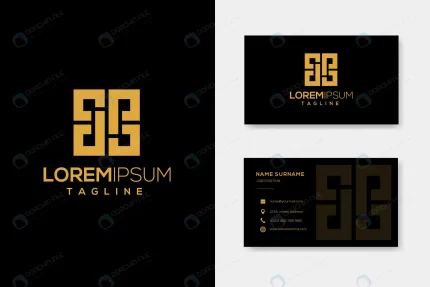 letter dp luxury logo template with business card crcb6b00133 size1.93mb - title:graphic home - اورچین فایل - format: - sku: - keywords: p_id:353984