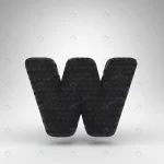 - letter w lowercase white background black carbon crc0298b3f2 size6.50mb 5000x5000 - Home
