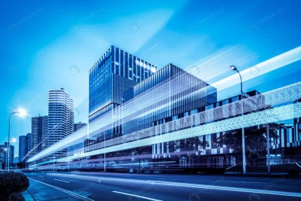 light trails modern building crc586a030d size22.75mb 7952x5304 - title:graphic home - اورچین فایل - format: - sku: - keywords: p_id:353984