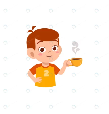 little boy drink hot chocolate feel happy crcd6516d6f size0.95mb - title:graphic home - اورچین فایل - format: - sku: - keywords: p_id:353984