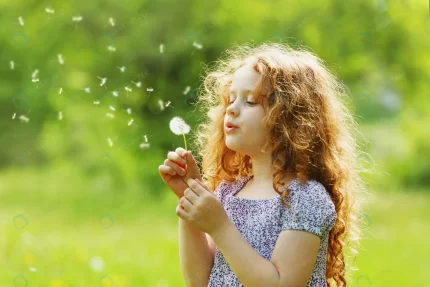 little curly girl blowing dandelion crc95a20e82 size3.43mb 3000x2000 - title:graphic home - اورچین فایل - format: - sku: - keywords: p_id:353984