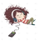 little girl listening music with happy headphones crc6ebe8e96 size4.56mb - title:Home - اورچین فایل - format: - sku: - keywords:وکتور,موکاپ,افکت متنی,پروژه افترافکت p_id:63922