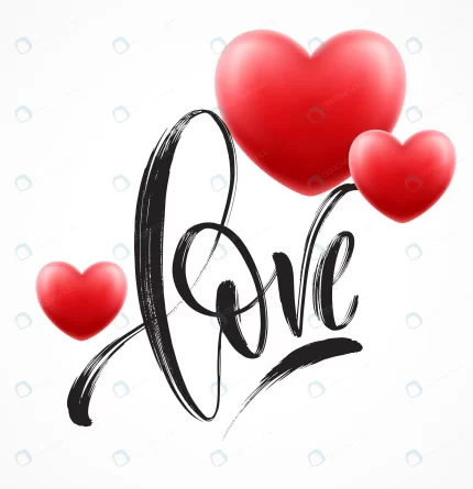 love word hand drawn lettering with red heart vec crcdc522ade size2mb - title:graphic home - اورچین فایل - format: - sku: - keywords: p_id:353984